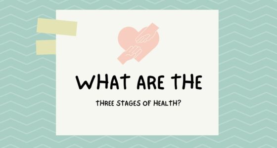 What are the three stages of health
