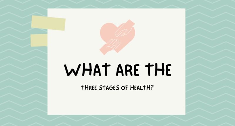 What are the three stages of health